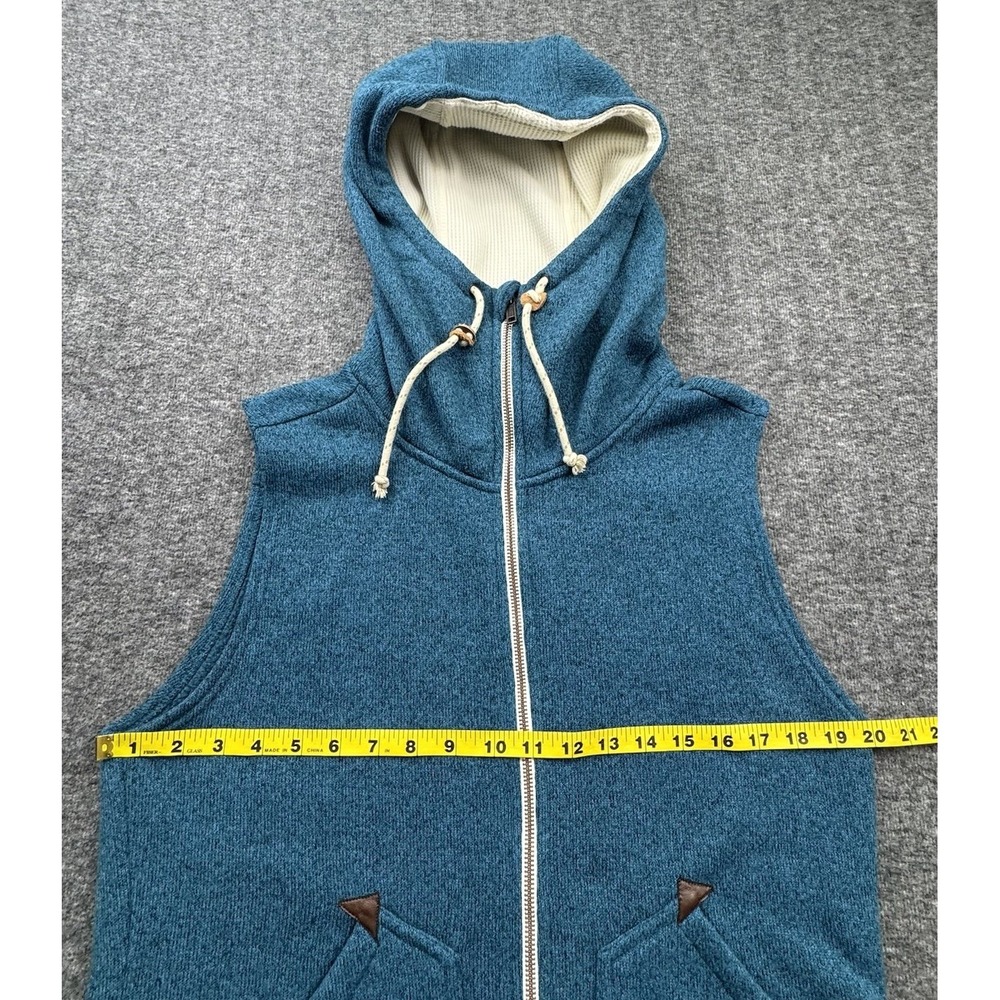 Burton Vest Womens M Blue Hooded Sleeveless Full Zip DRYRIDE Outdoor Ski Snow - Picture 2 of 14